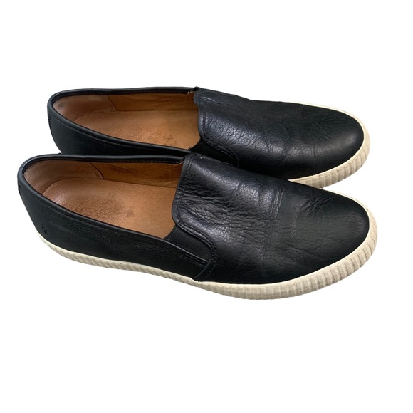 Frye Leather Slip-on Sneakers Size 9.5 - Picture 3 of 16